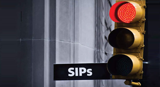 What happens when a SIP is stopped in a mutual fund scheme?