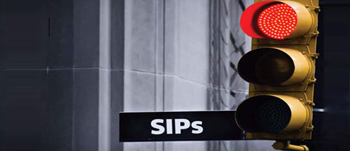 What happens when a SIP is stopped in a mutual fund scheme?